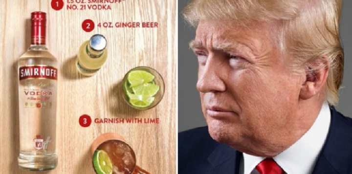 Smirnoff Vodka Decides to Join in on the Trolling of President Donald Trump