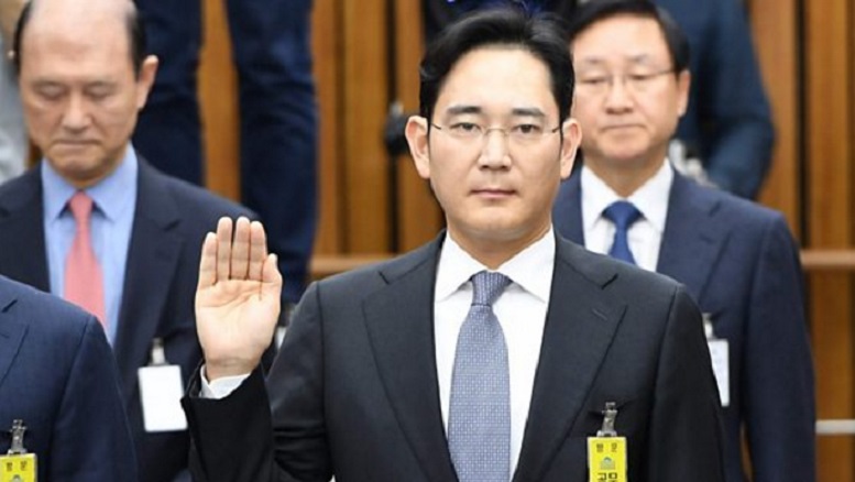 Samsung Vice Chairman Lee Jae-Yong Sentenced to Five Years in Prison after Court Ruling