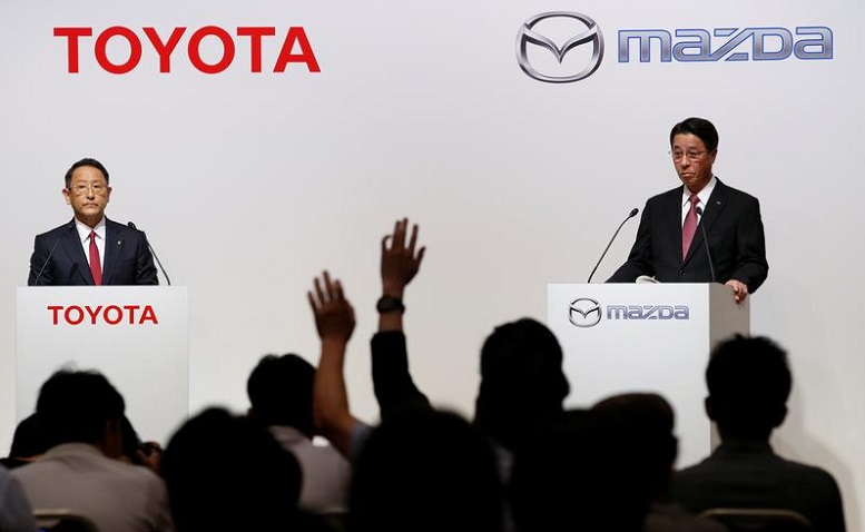 Toyota and Mazda Enter Partnership to Develop Electric Vehicles and Build a $1.6 Billion Production Plant in the U.S.
