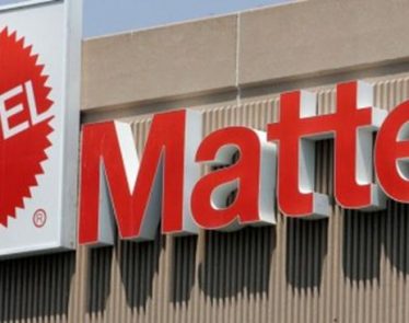 Mattel shares drop 15%