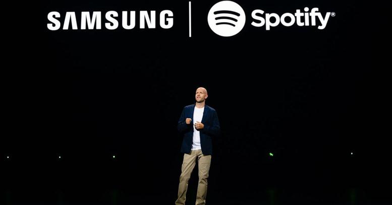 Spotify signs deal with Samsung