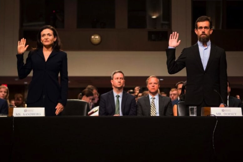 Facebook and Twitter Social Media Hearing but Where was Google?